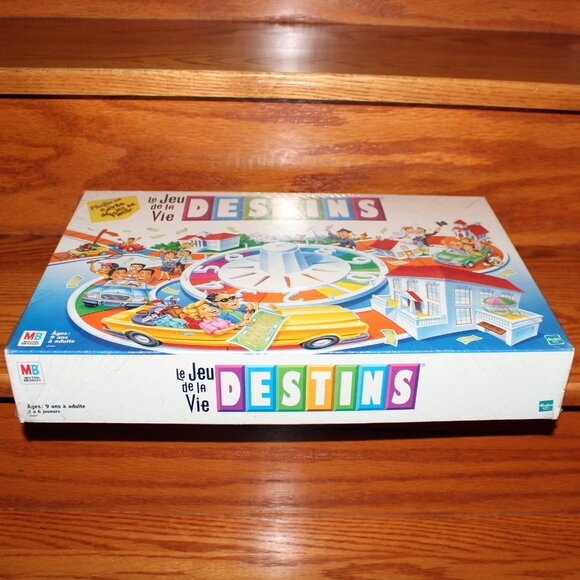 3/188❤️torn plastic vintage DESTINS Jeu De La Vie Game Of Life Version Française - Picture 10 of 10